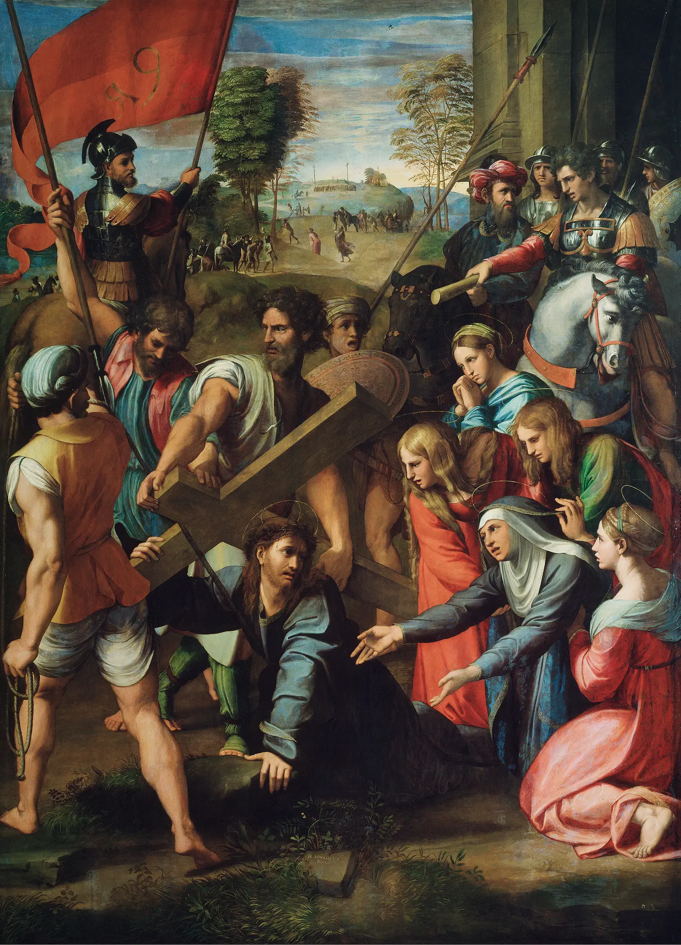 The Carrying of the Cross — Fourth Sorrowful Mystery of the Rosary — Orabimus
